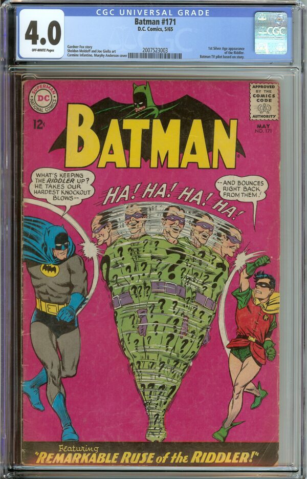 DC Comics Batman #171 CGC 4.0