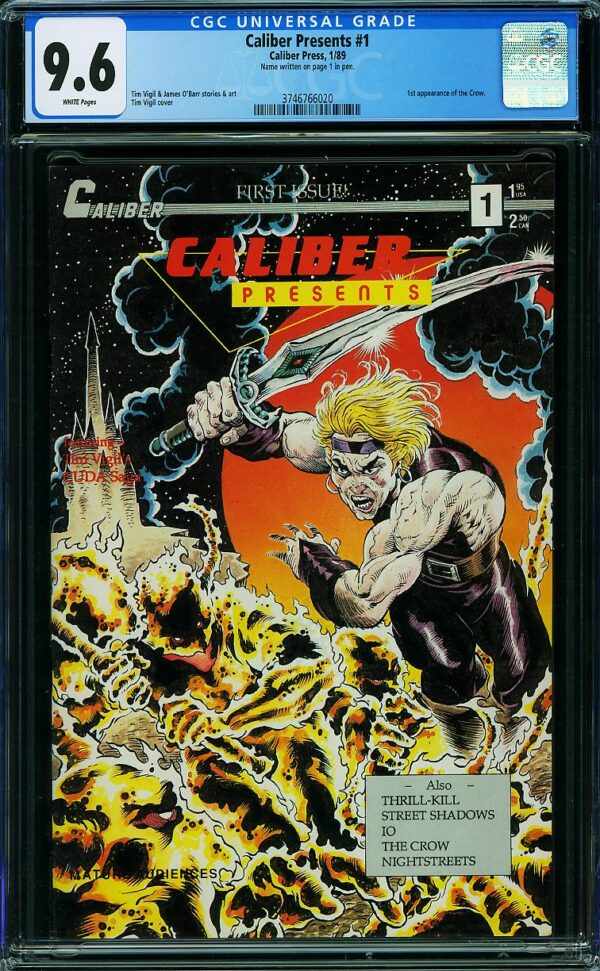 Caliber Presents #1 CGC 9.6