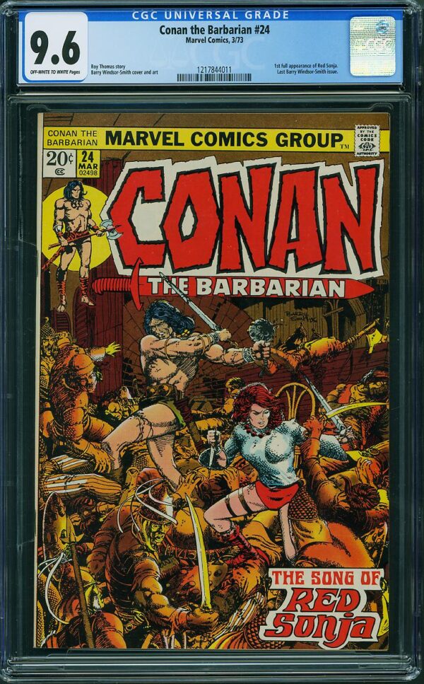 Conan the Barbarian #24 CGC 9.6