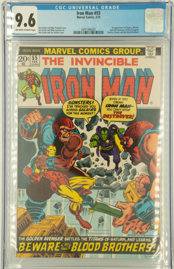 Iron Man #55 CGC 9.6