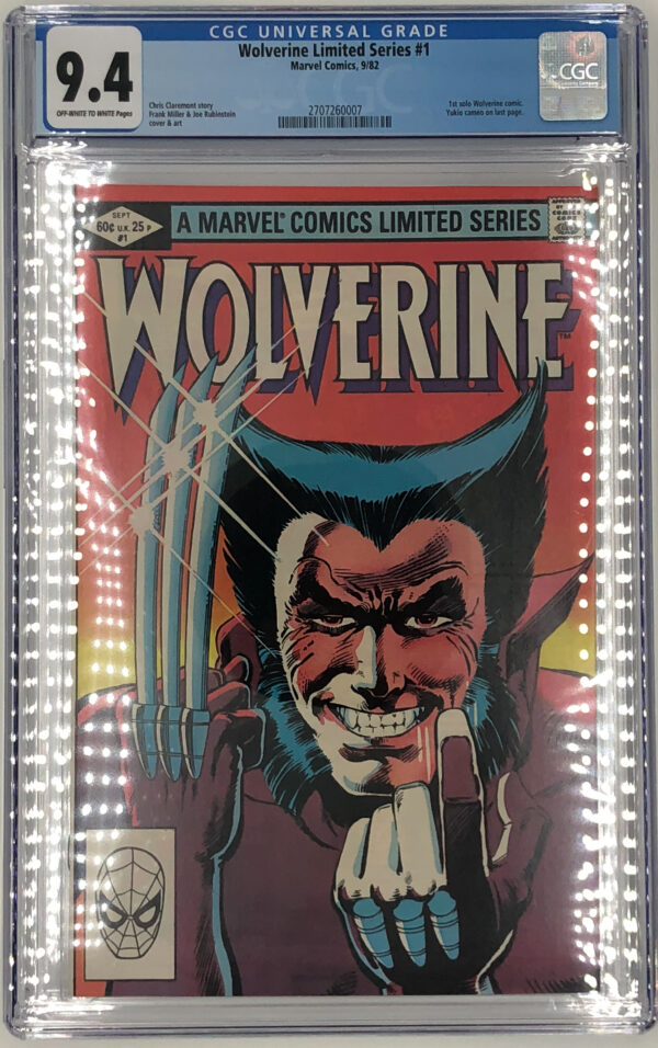 Wolverine Limited Series #1 CGC 9.4